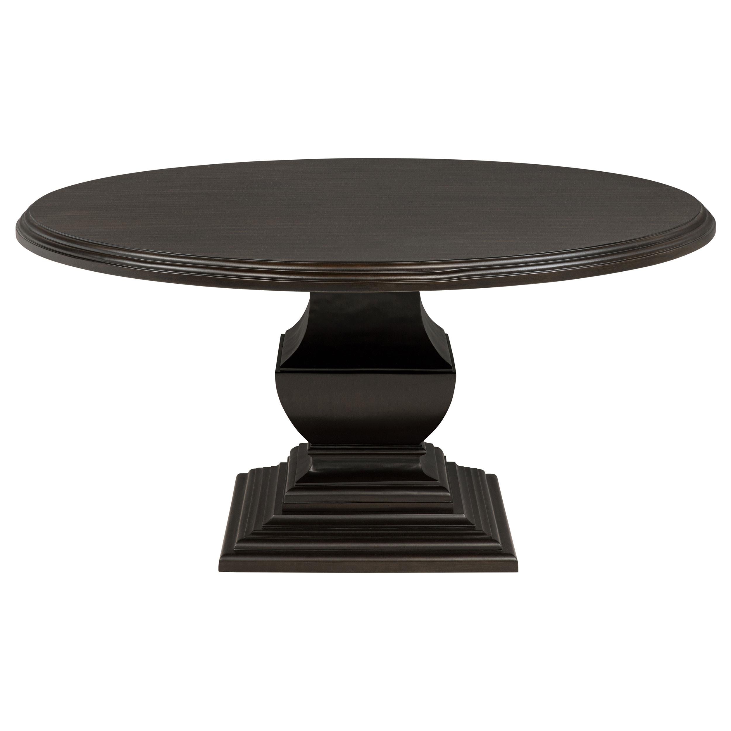 Coaster Furniture Twyla 109230 60-inch Round Wood Dining Room Table - Dark Cocoa IMAGE 1